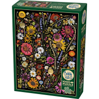 COBBLE HILL Puzzle Lisované kvety: Šťastie 1000 dielikov