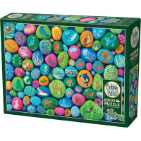 COBBLE HILL Puzzle Maľované kamene severozápadu 1000 dielikov