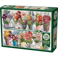 COBBLE HILL Puzzle Mnoho kvetov 1000 dielikov
