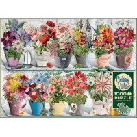 COBBLE HILL Puzzle Mnoho kvetov 1000 dielikov