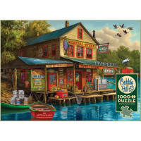 COBBLE HILL Puzzle Obchod Bob&#39;s Beer & Bait 1000 dielikov