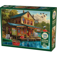 COBBLE HILL Puzzle Obchod Bob&#39;s Beer & Bait 1000 dielikov