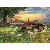 COBBLE HILL Puzzle Pole pri východe slnka 1000 dielikov