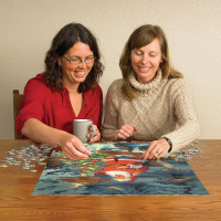 COBBLE HILL Puzzle Santov stromček 1000 dielikov