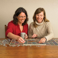 COBBLE HILL Puzzle Škótske tartany 1000 dielikov