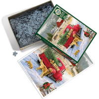 COBBLE HILL Puzzle Vianoce na farme 1000 dielikov