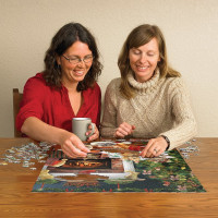 COBBLE HILL Puzzle Vianočné mačiatka 1000 dielikov