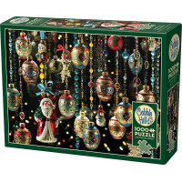 COBBLE HILL Puzzle Vianočné ozdoby 1000 dielikov