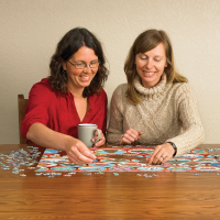 COBBLE HILL Puzzle Vianočné sušienky v tvare snežítok 1000 dielikov