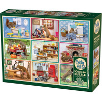 COBBLE HILL Puzzle Veveričky doma 1000 dielikov