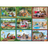 COBBLE HILL Puzzle Veveričky na prázdninách 1000 dielikov