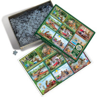 COBBLE HILL Puzzle Veveričky na prázdninách 1000 dielikov