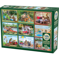 COBBLE HILL Puzzle Veveričky na prázdninách 1000 dielikov