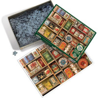 COBBLE HILL Puzzle Vintage čajovej plechovky 1000 dielikov