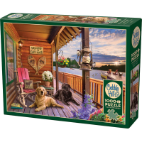 COBBLE HILL Puzzle Vitajte v dome pri jazere 1000 dielikov