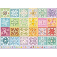 COBBLE HILL Puzzle Vyšívaná deka: Hviezdne ročné obdobia 1000 dielikov