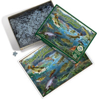 COBBLE HILL Puzzle Závislý na rybárčenie 1000 dielikov