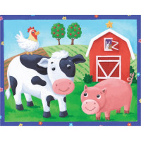 Mudpuppy Puzzle Na farme 12 dielikov