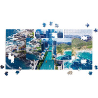 Galison Puzzle Letecké zábery USA 3×120 dielikov