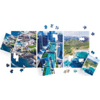 Galison Puzzle Letecké zábery USA 3×120 dielikov
