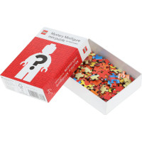 Chronicle Books Puzzle LEGO® Tajomná minifigúrka Červená edícia 126 dielikov