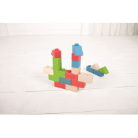 Bigjigs Baby Drevené Spojkocky Primary set