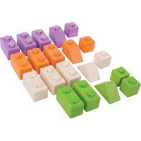 Bigjigs Baby Drevené Spojkocky Basic set