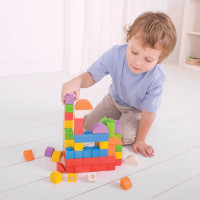 Bigjigs Baby Drevené Spojkocky Basic set