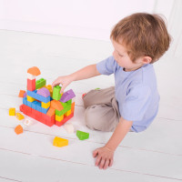 Bigjigs Baby Drevené Spojkocky Basic set
