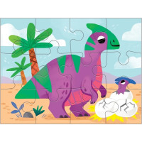 Mudpuppy Puzzle Dinosaury sada 4 v 1