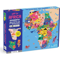 Mudpuppy Zemepisné puzzle Mapa Afriky 70 dielikov