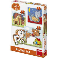 Dino Puzzle Zvieratká