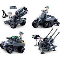 Sluban Army WW2 M38-B0681 Súprava nemeckej protivzdušnej techniky