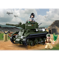 Sluban WWII M38-B0686 Sovietsky tank BT7