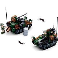 Sluban Model Bricks M38-B0750 Malý tank Wiesel AWC 2v1