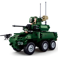 Sluban Model Bricks M38-B0753 Obrnené bojové vozidlo 6x6 EBRC Jaguar