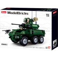 Sluban Model Bricks M38-B0753 Obrnené bojové vozidlo 6x6 EBRC Jaguar
