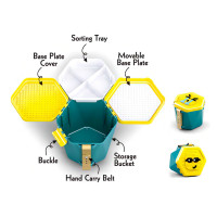 Sluban Bucket Bricks M38-B0829 Vedierko s kockami zelený