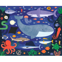 Petit Collage Obojstranné puzzle pod morom