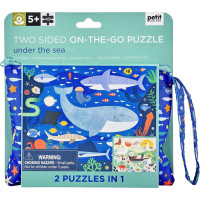 Petit Collage Obojstranné puzzle pod morom