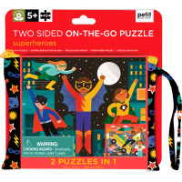 Petit Collage Obojstranné puzzle Superhrdinovia
