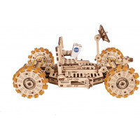 Ugears 3D drevené mechanické puzzle NASA, Lunárne vozítko