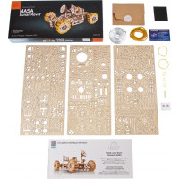 Ugears 3D drevené mechanické puzzle NASA, Lunárne vozítko