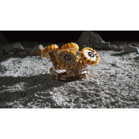 Ugears 3D drevené mechanické puzzle NASA, Lunárne vozítko