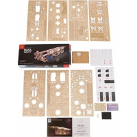 Ugears 3D drevené mechanické puzzle NASA, Saturn V
