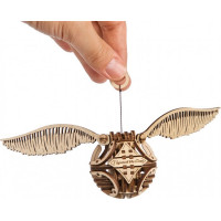 Ugears 3D drevené mechanické puzzle Zlatonka, Harry Potter