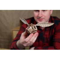 Ugears 3D drevené mechanické puzzle Zlatonka, Harry Potter