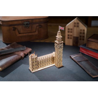 Ugears 3D drevené mechanické puzzle Big Ben