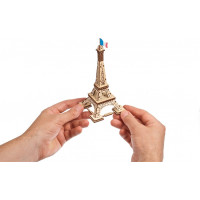 Ugears 3D drevené mechanické puzzle Eifellova veža
