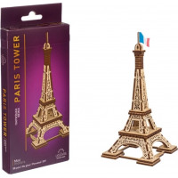 Ugears 3D drevené mechanické puzzle Eifellova veža